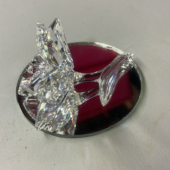 Swarovski Crystal Lilly Retired with Pink Center 3” No Box - Picture 2 of 6